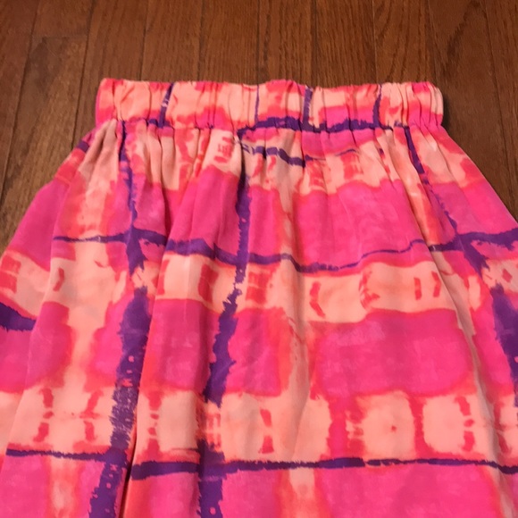 Alice & Trixie Colourful Silk Mini Skirt with Elastic Waist and Pockets - Picture 9 of 11